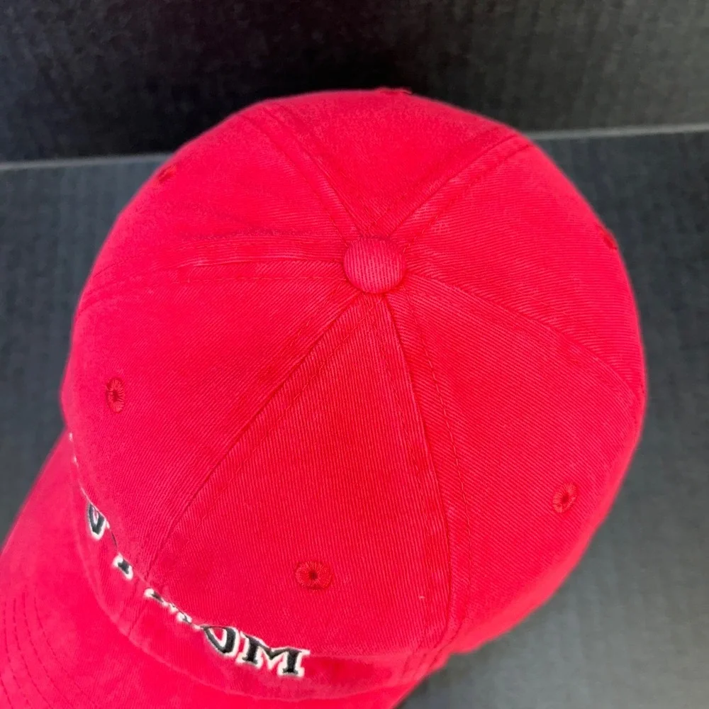 BOYMOM Women Red KC Caps Baseball Hat Adjustable Embroidered OSFM 1576